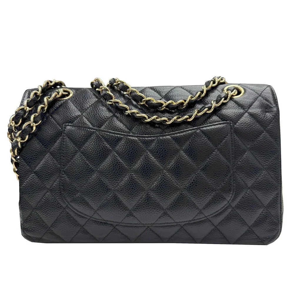 CHANEL Authentic Black Caviar Leather Wallet - Picture 2 of 13